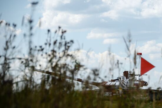 Tank Biathlon 2014 competition. Day One