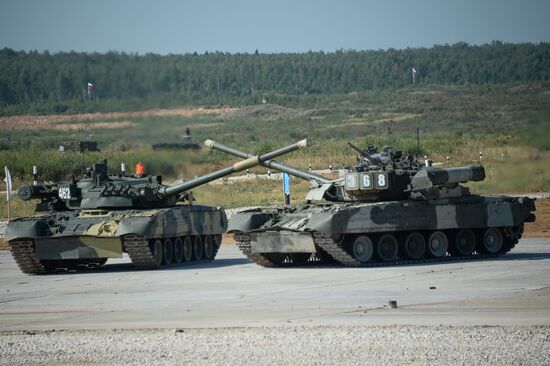 Tank Biathlon 2014 competition. Day One