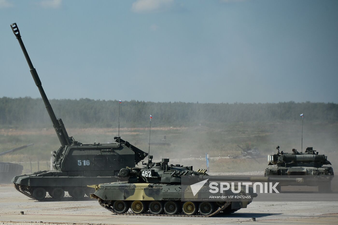 Tank Biathlon 2014 competition. Day One