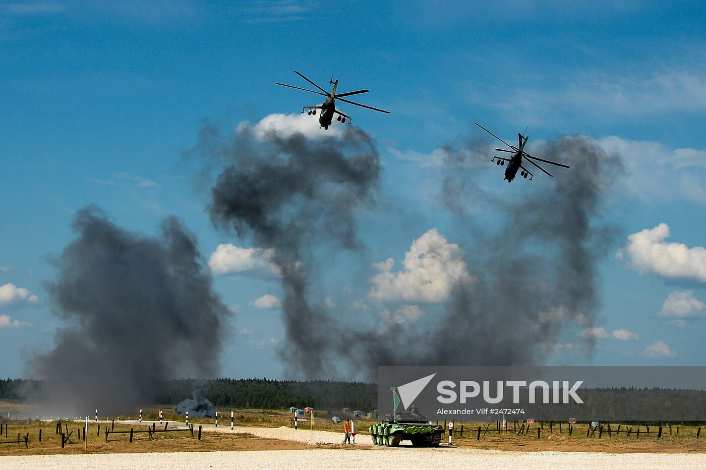 Tank Biathlon 2014 competition. Day One