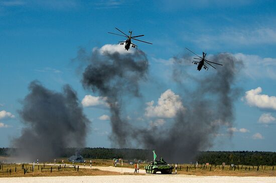 Tank Biathlon 2014 competition. Day One