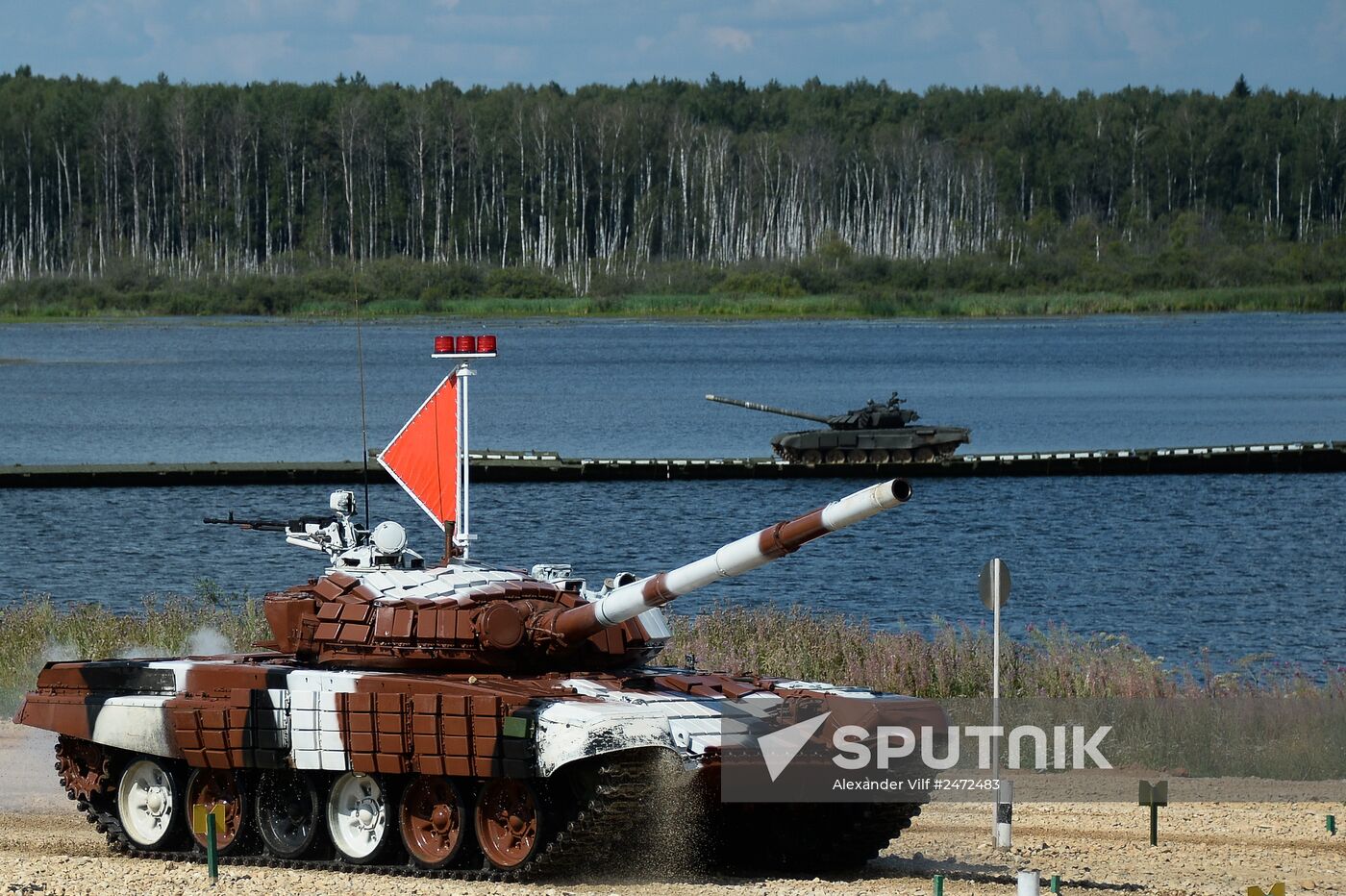 Tank Biathlon 2014 competition. Day One