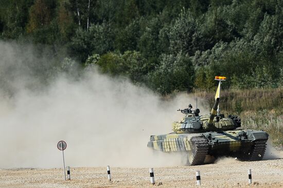Tank Biathlon 2014 competition. Day One