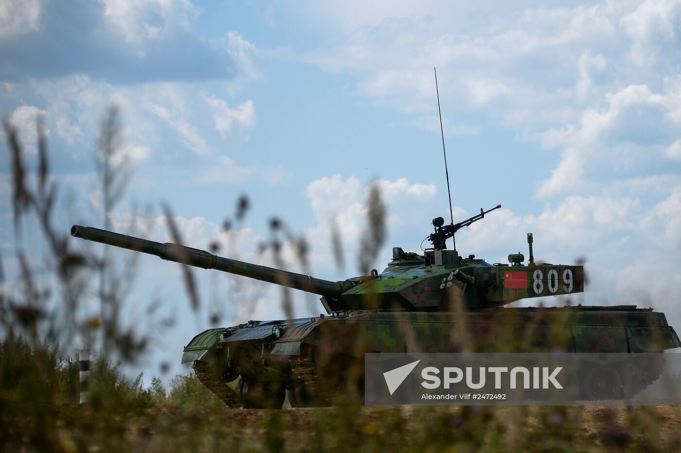 Tank Biathlon 2014 competition. Day One