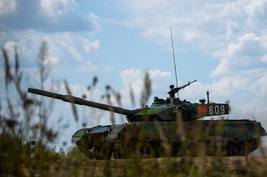 Tank Biathlon 2014 competition. Day One