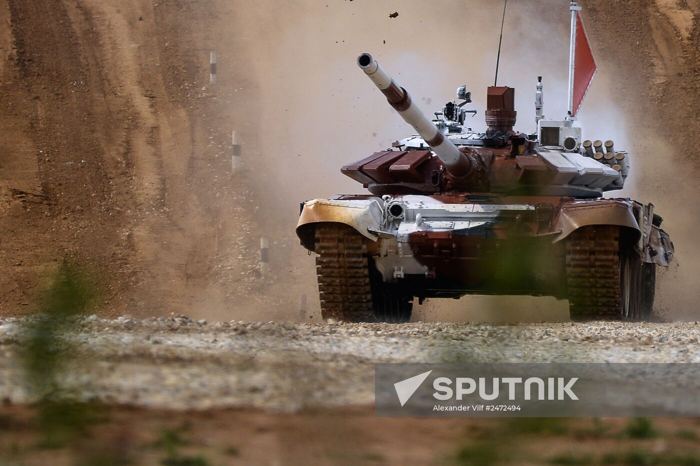 Tank Biathlon 2014 competition. Day One