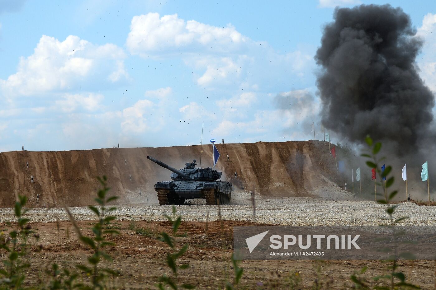 Tank Biathlon 2014 competition. Day One
