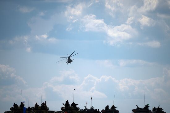 Tank Biathlon 2014 competition. Day One