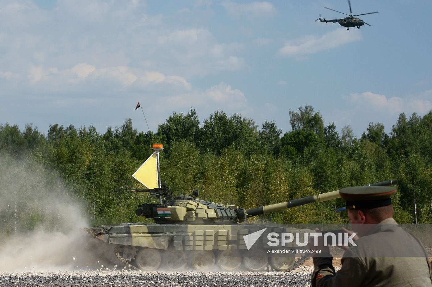 Tank Biathlon 2014 competition. Day One