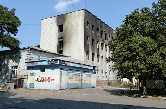 Situation in Shakhtyorsk, Donetsk Region