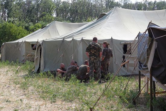 Ukrainian soldiers ask for shelter in Russia