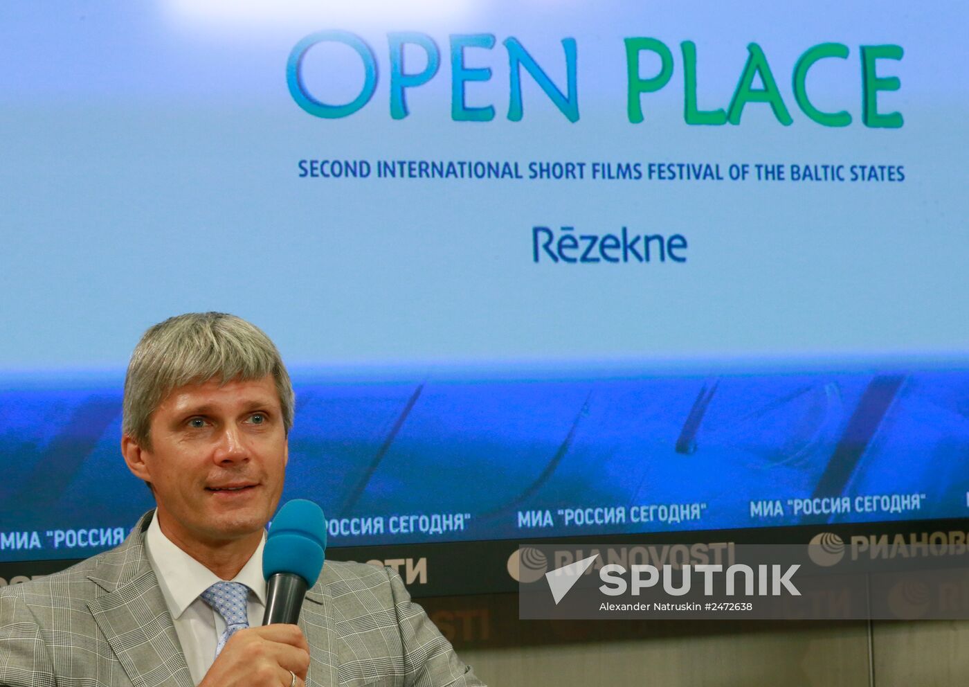 News conference by organizers of the Second Open Place International Festival of Short Films from Baltic Countries