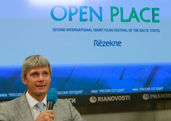 News conference by organizers of the Second Open Place International Festival of Short Films from Baltic Countries