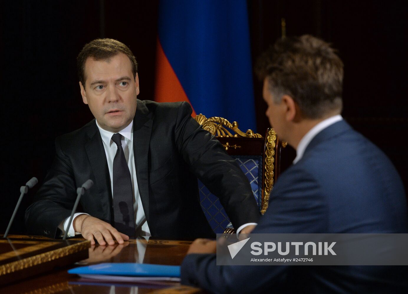 Dmitry Medvedev meets with Maxim Sokolov and Vadim Zingman