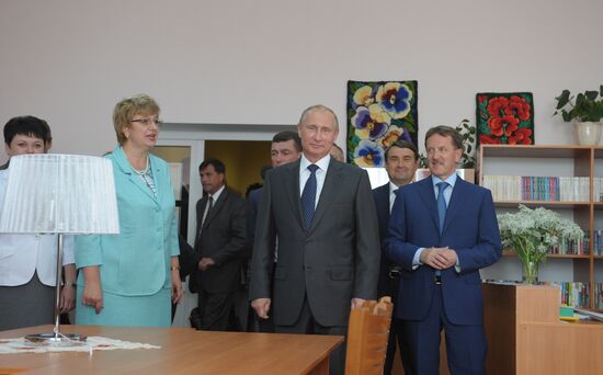 Vladimir Putin visits Voronezh