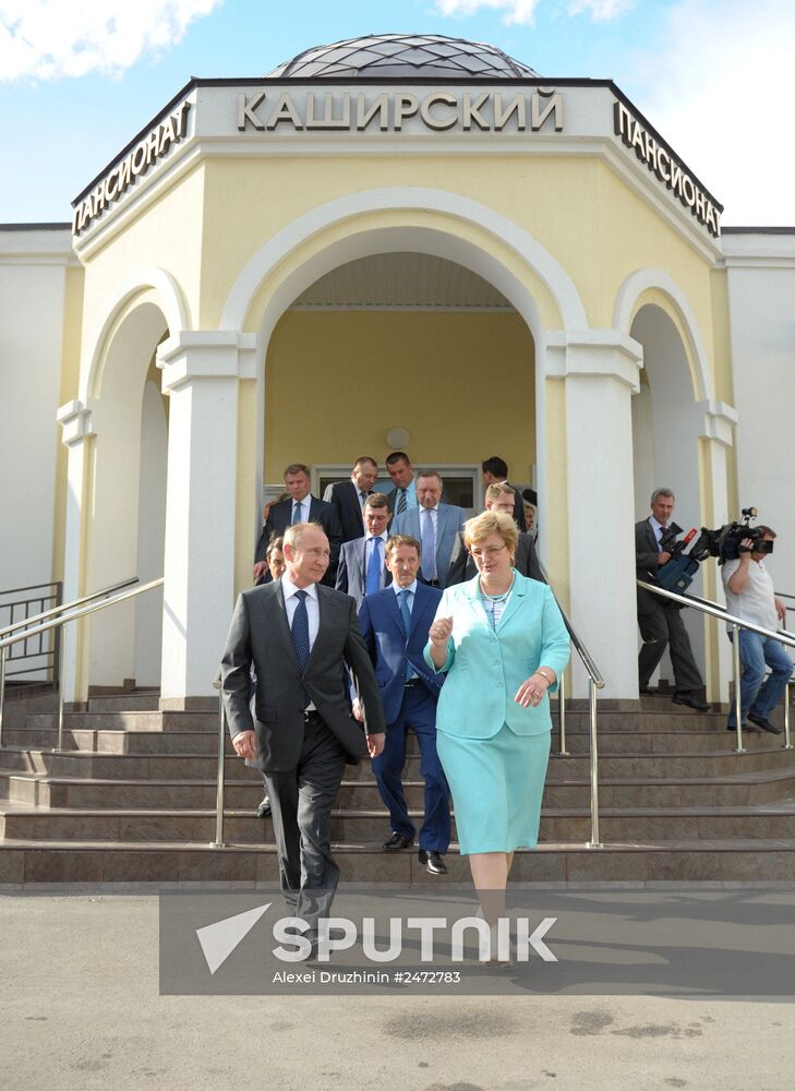 Vladimir Putin visits Voronezh