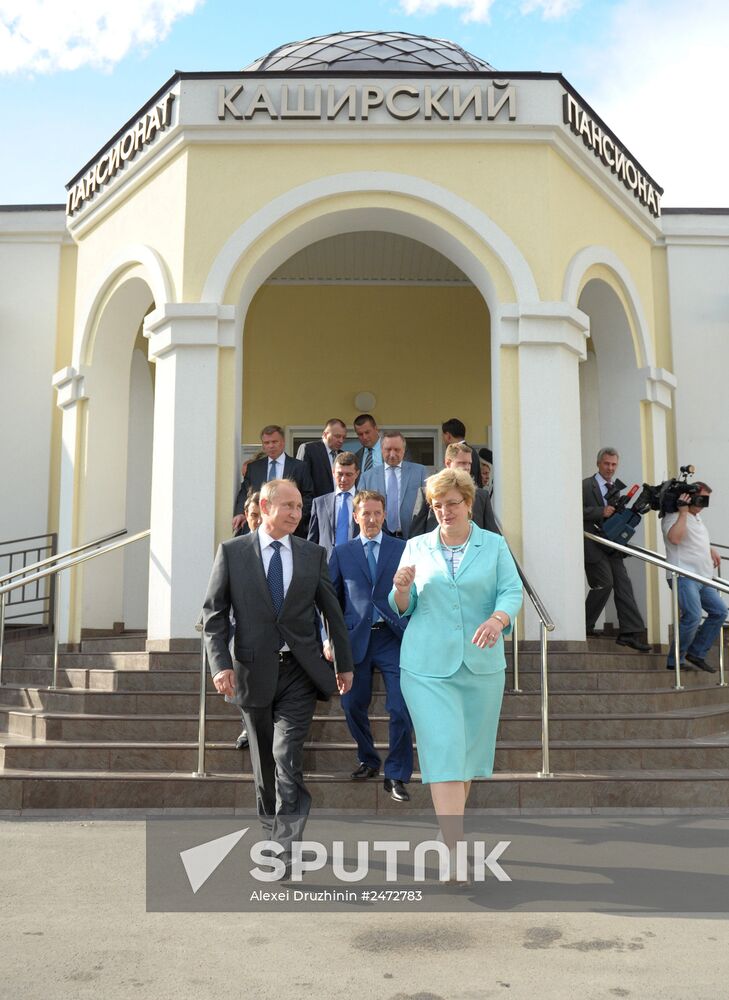Vladimir Putin visits Voronezh