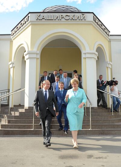 Vladimir Putin visits Voronezh