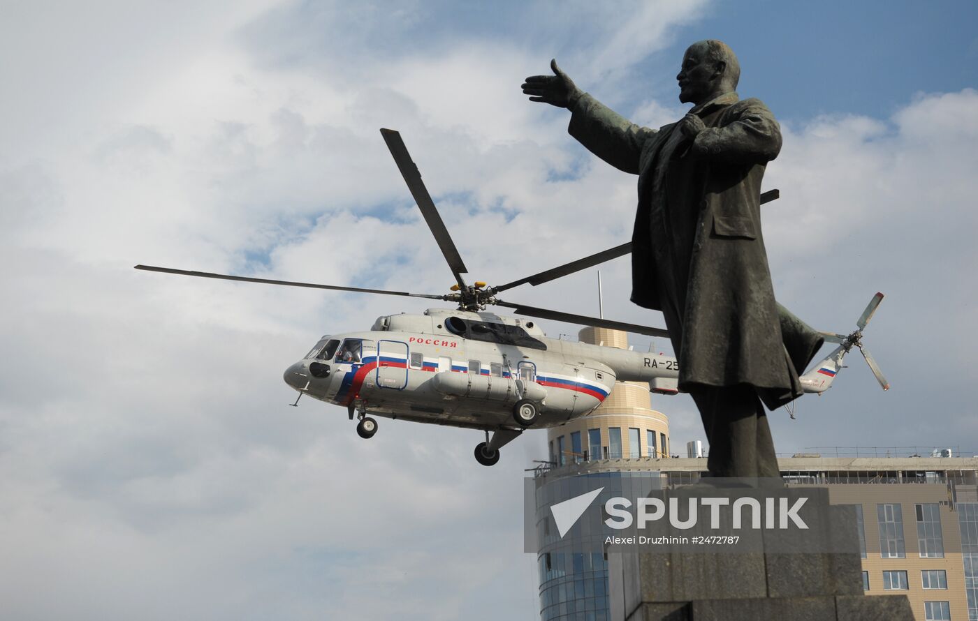 Vladimir Putin visits Voronezh