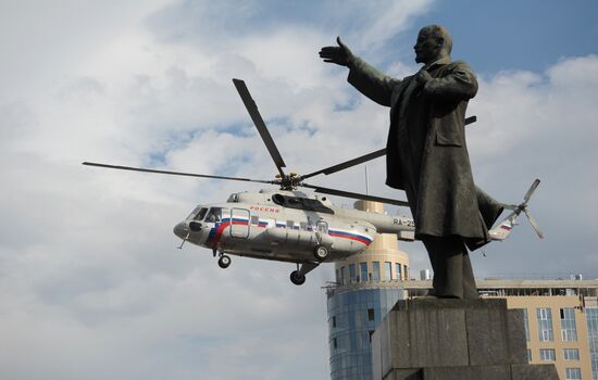 Vladimir Putin visits Voronezh