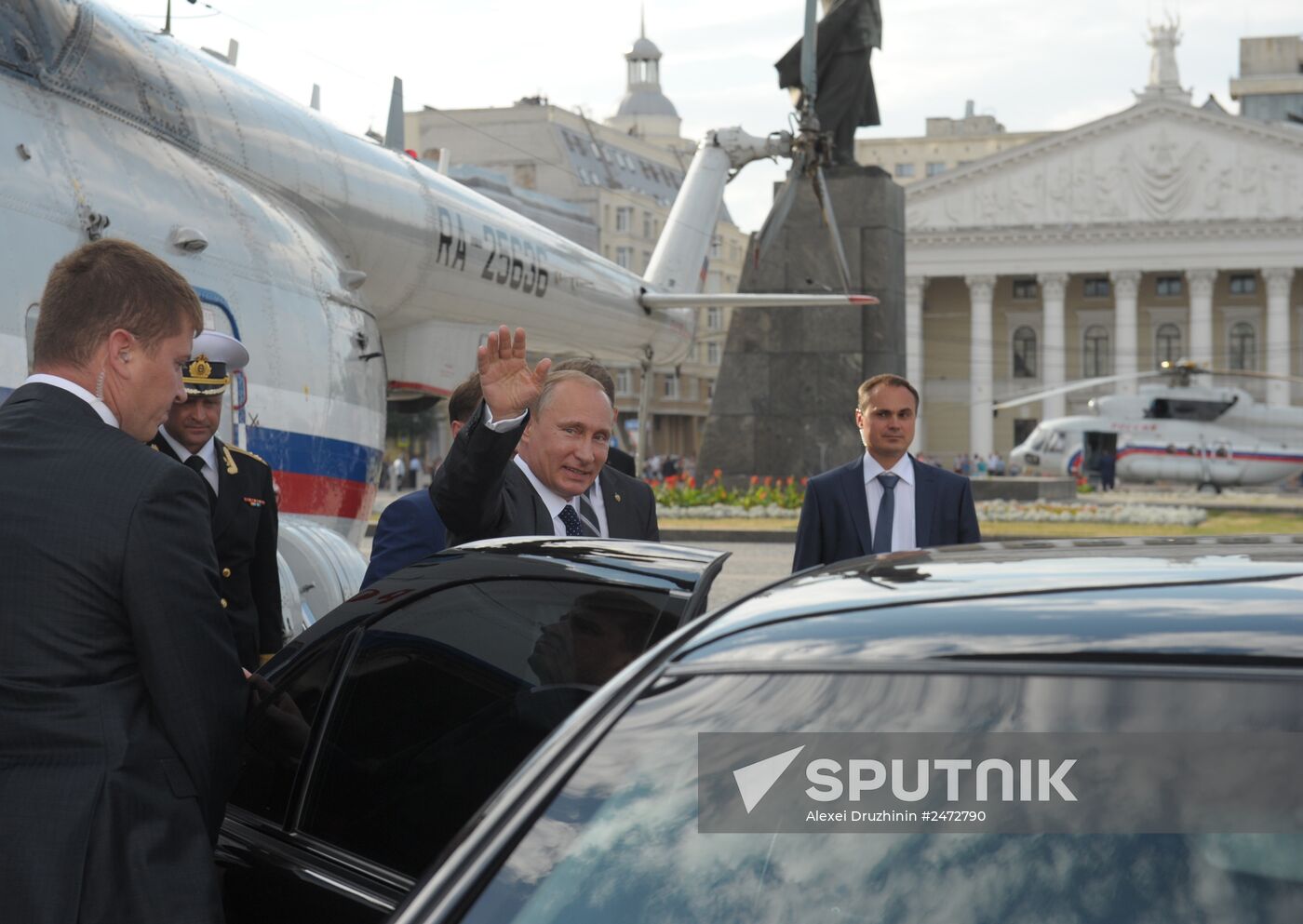 Vladimir Putin visits Voronezh