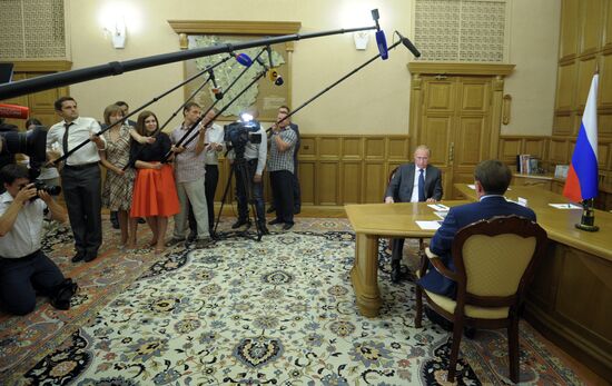 Vladimir Putin visits Voronezh