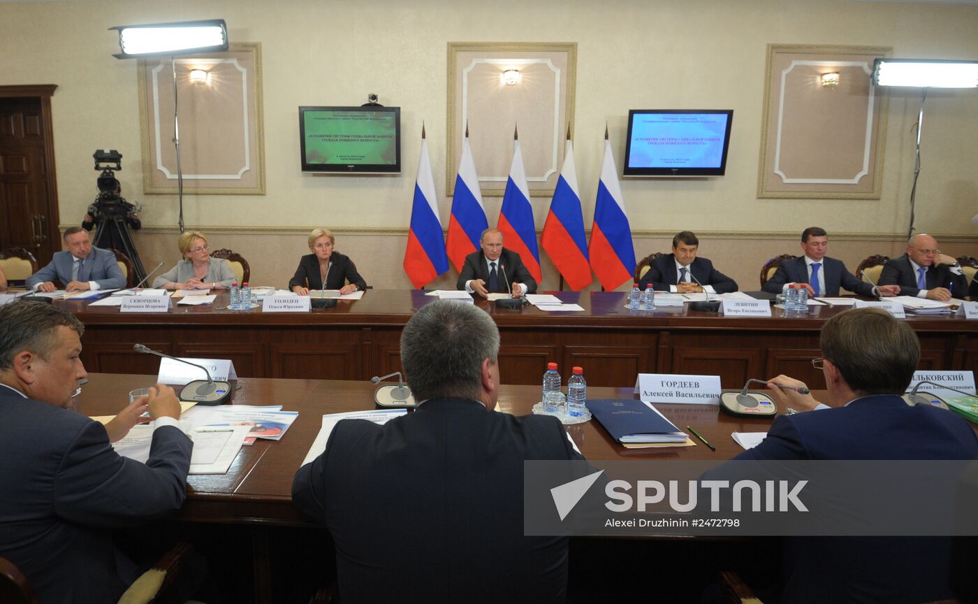 Vladimir Putin visits Voronezh