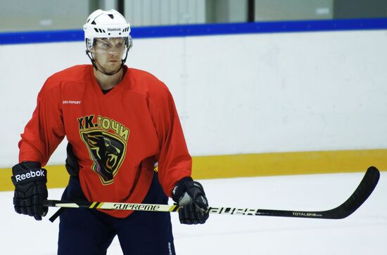 Hockey. Training session of Sochi Hockey Club