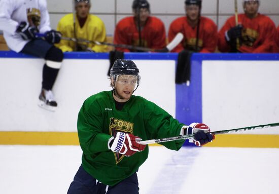 Hockey. Training session of Sochi Hockey Club