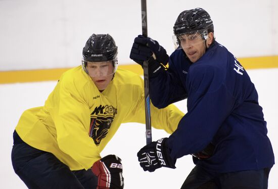 Hockey. Training session of Sochi Hockey Club