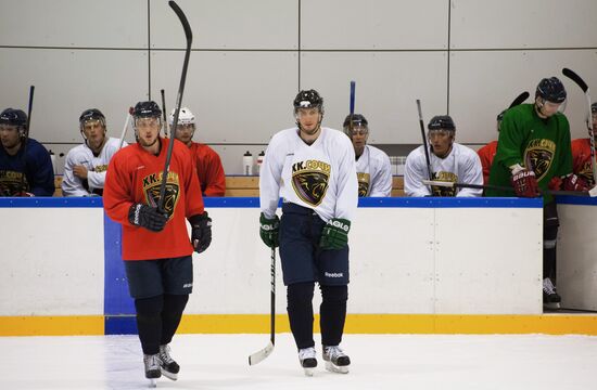 Hockey. Training session of Sochi Hockey Club