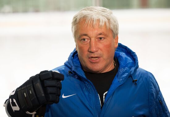 Hockey. Training session of Sochi Hockey Club