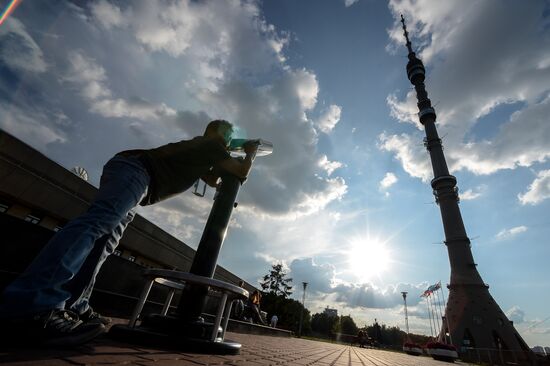 Presentation of new binoculars at Ostankino TV Tower