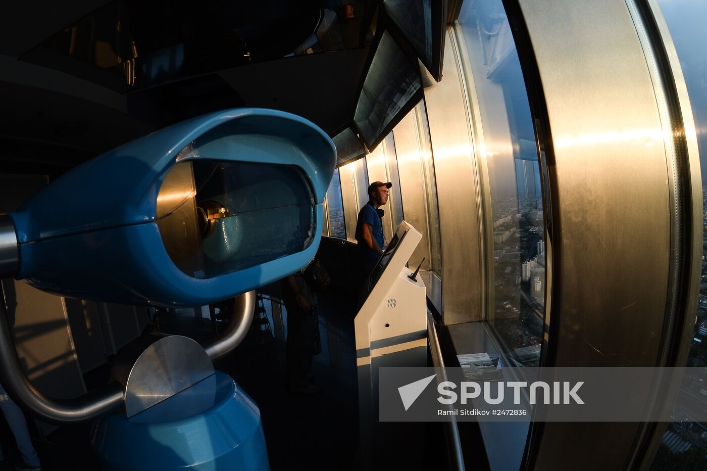 Presentation of new binoculars at Ostankino TV Tower