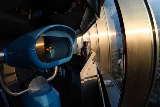 Presentation of new binoculars at Ostankino TV Tower