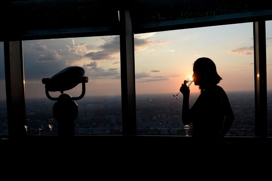 Presentation of new binoculars at Ostankino TV Tower