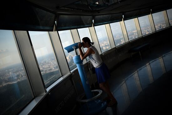 Presentation of new binoculars at Ostankino TV Tower