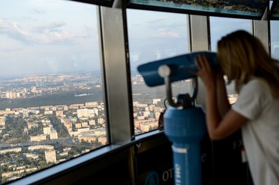 Presentation of new binoculars at Ostankino TV Tower
