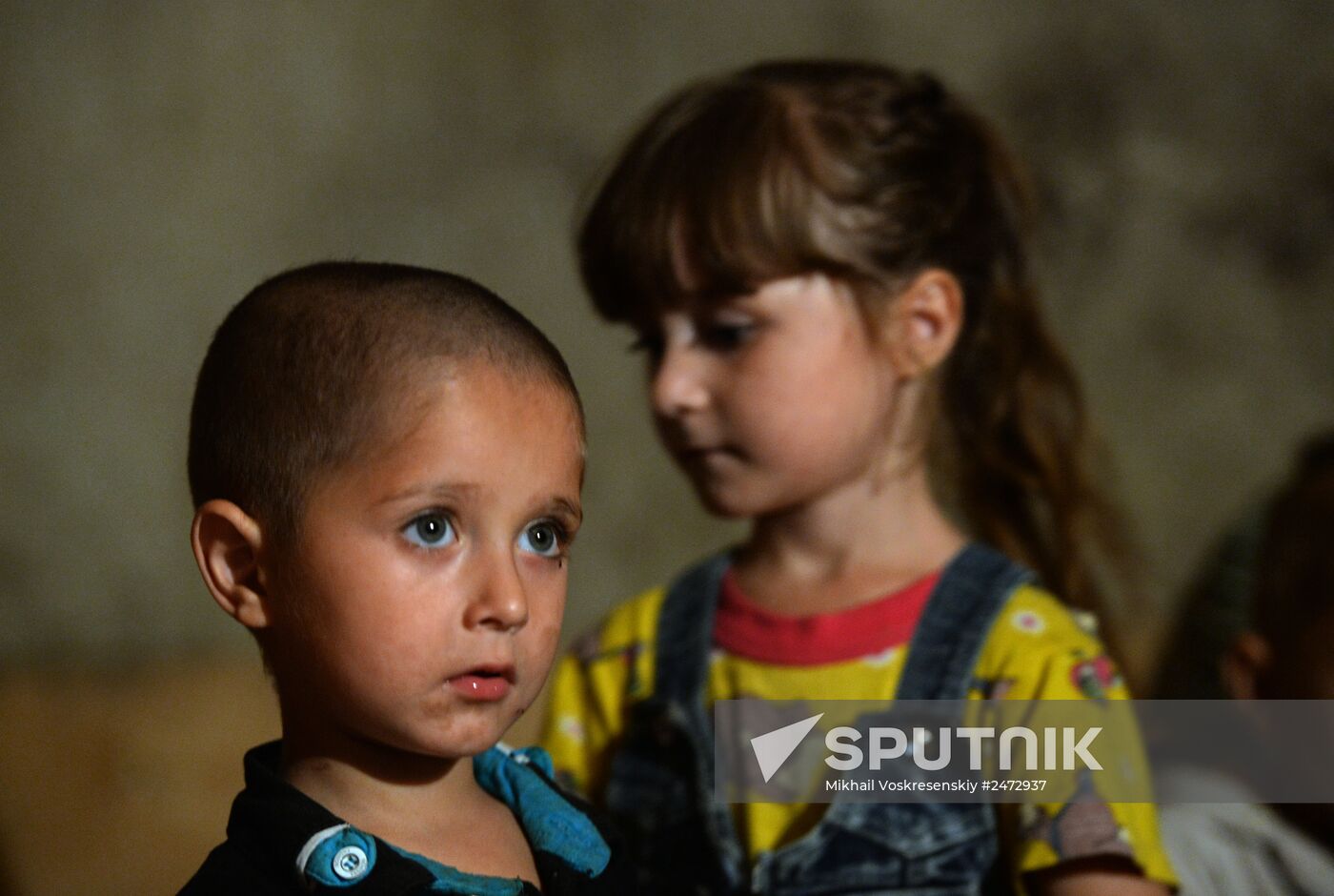 Bomb shelter in Gorlovka, Donetsk Region