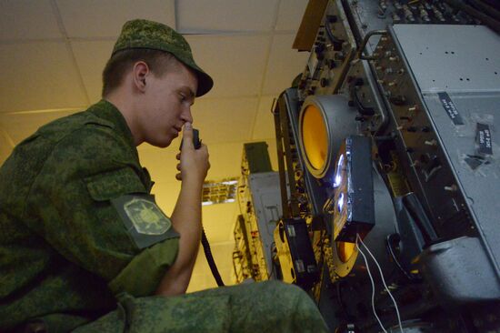 Military aviation exercise in southern Russia