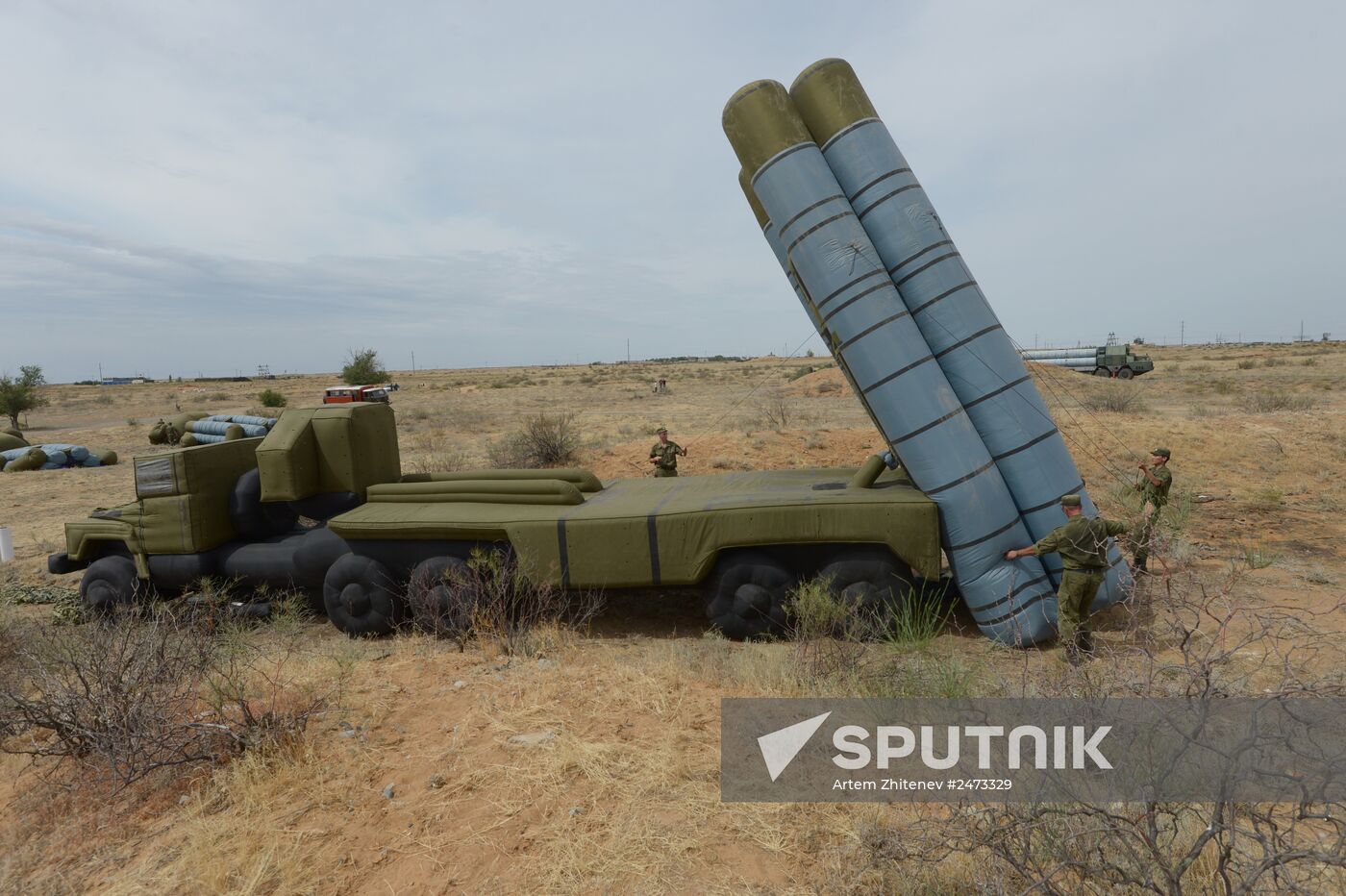 Military aviation exercise in southern Russia