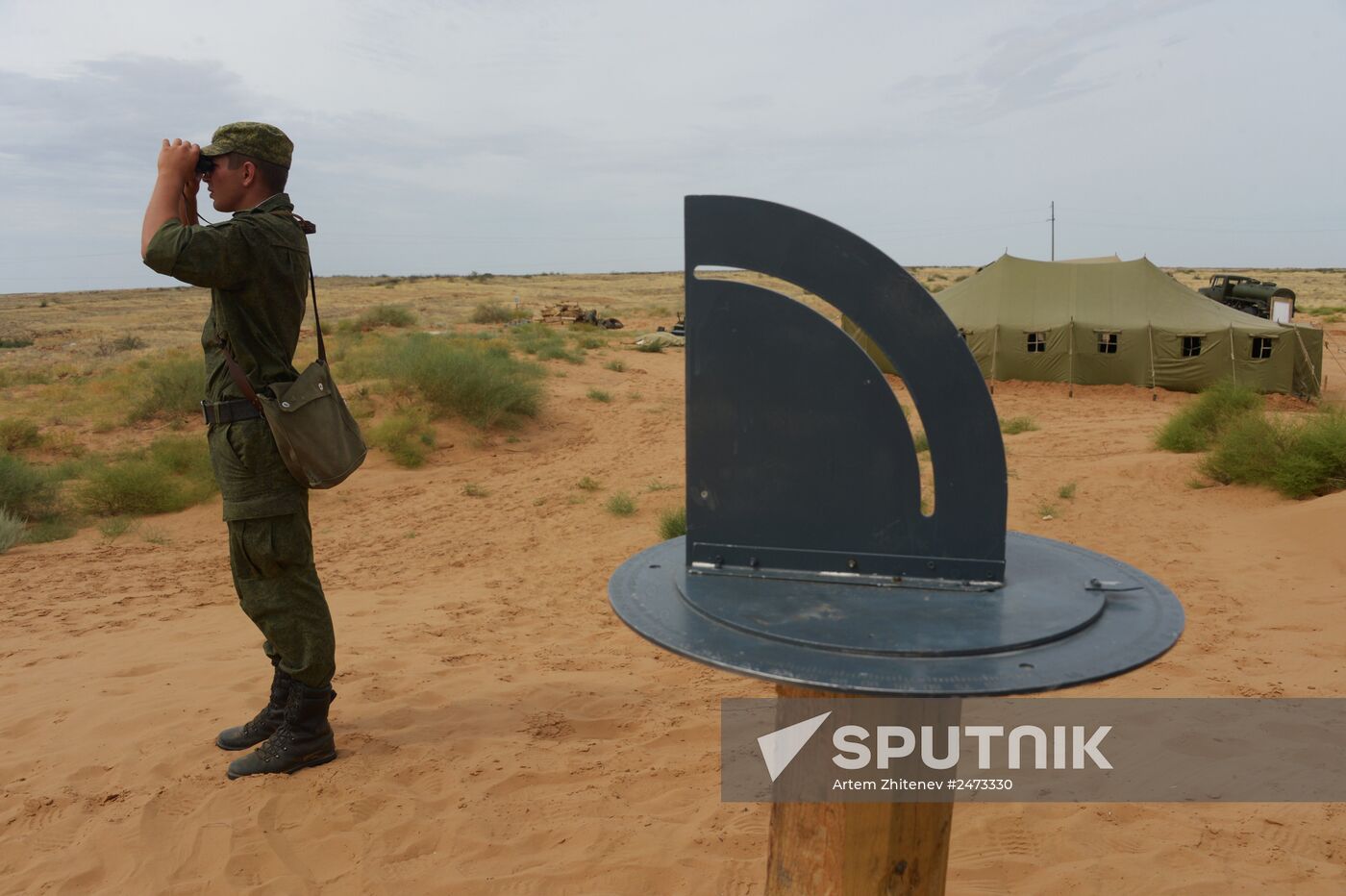 Military aviation exercise in southern Russia