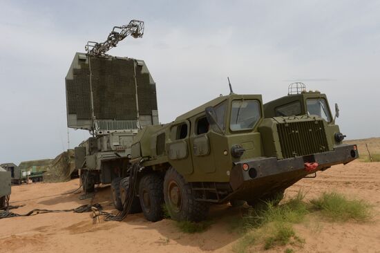 Military aviation exercise in southern Russia