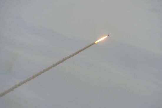 Military aviation exercise in southern Russia