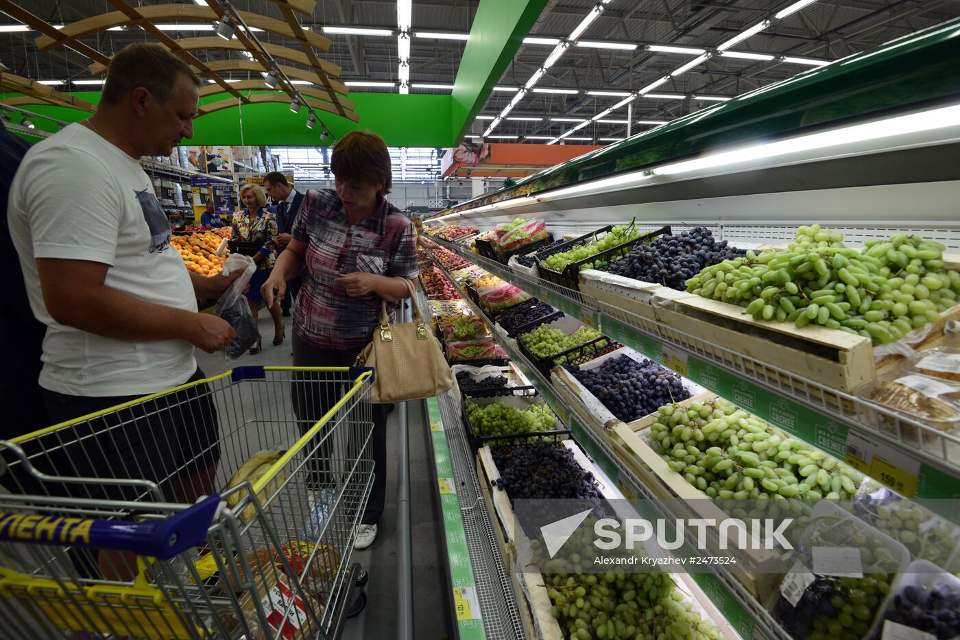 Lenta hypermarket in Novosibirsk