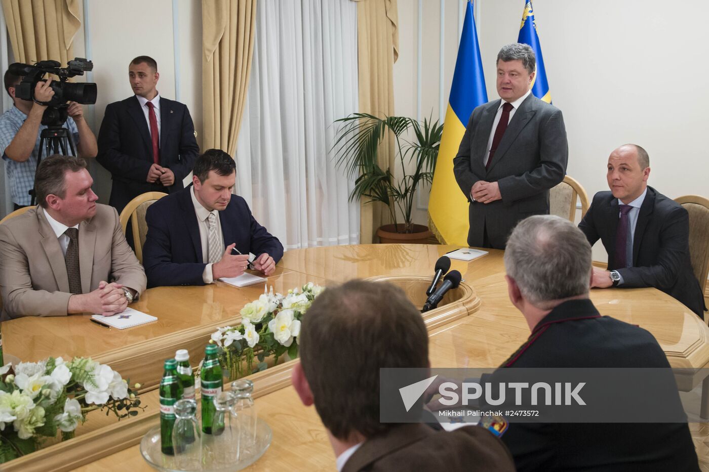 President Poroshenko accepts Parubiy's resignation from his position