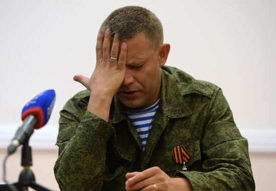 Donetsk People's Republic Prime Minister Alexander Boroday resigns