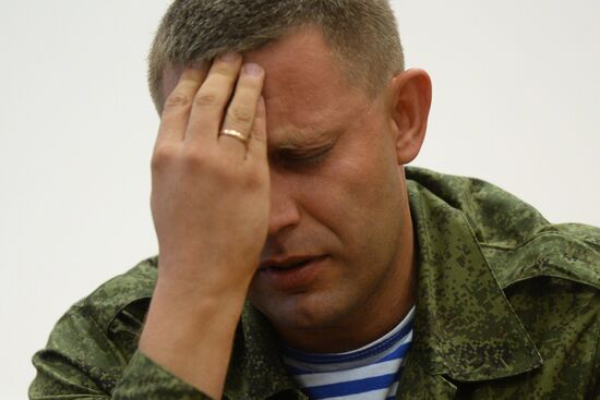 Dontesk People's Republic Prime Minsiter Alexander Boroday resigns