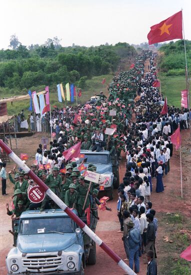 Vietnamese troop withdrawal from Kampuchea
