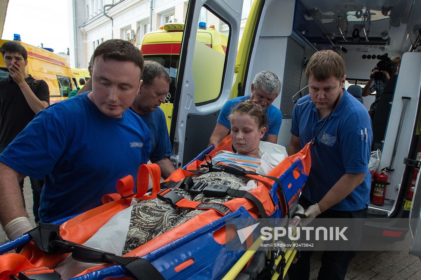 Nine critically ill children from easetrn Ukraine delivered to Moscow